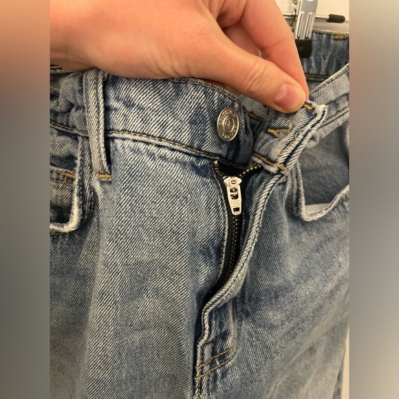 Current/Elliott Cropped Straight Leg Jeans Size 27 - Picture 2 of 12